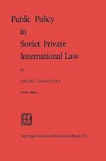 Public Policy in Soviet Private International Law