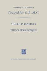 Studies in Penology / Études Pénologiques