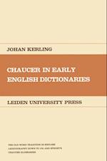 Chaucer in Early English Dictionaries