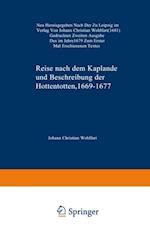 Reise nach dem Kaplande und Beschreibung der Hottentotten 1669–1677