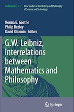 G.W. Leibniz, Interrelations between Mathematics and Philosophy