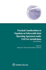 Practical Considerations to Negotiate an Enforceable Joint Operating Agreement under Civil Law Jurisdictions