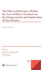 The Effect of Directives Within the Area of Direct Taxation on the Interpretation and Application of Tax Treaties 