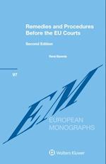 Remedies and Procedures Before the EU Courts