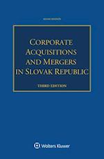 Corporate Acquisitions and Mergers in Slovak Republic