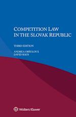 Competition Law in the Slovak Republic