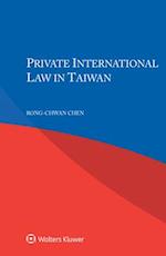 Private International Law in Taiwan 