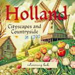 Holland in 1700 colouring book