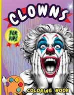 Clowns Coloring Book For Kids