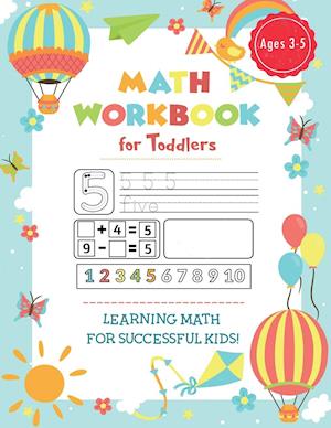 Preschool Math Workbook for Toddlers Ages 2-4