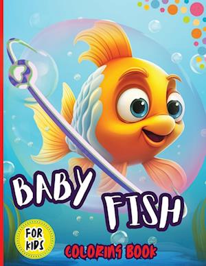 Baby Fish Coloring Book For Kids