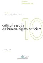 Critical Essays on Human Rights Criticism, 10