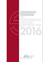 Hungarian Yearbook of International Law and European Law 2016