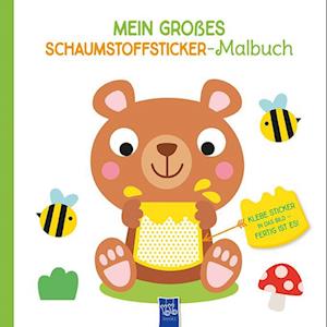 Mein großes Schaumstoffsticker-Malbuch - Bär