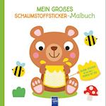 Mein großes Schaumstoffsticker-Malbuch - Bär