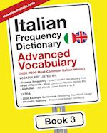 Italian Frequency Dictionary - Advanced Vocabulary