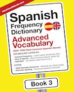 Spanish Frequency Dictionary - Advanced Vocabulary
