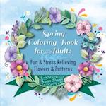 Spring Coloring Book for Adults
