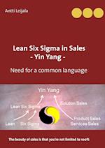 Lean Six Sigma in Sales - Yin Yang -