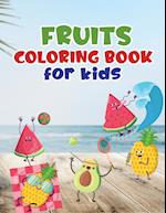 Fruits coloring book for kids