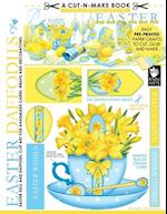 Easter Daffodils Cut-n-Make Book: Easter Egg and Daffodil Clip Art for Handmade Cards, Wraps and Decorations 
