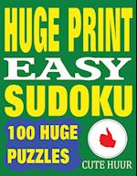 Huge Print Easy Sudoku