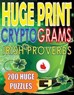 Huge Print Cryptograms of Irish Proverbs