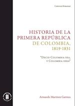 Historia de la primera República de Colombia, 1819-1831