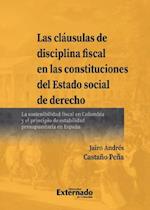 Las cláusulas de disciplina fiscal en las constituciones del Estado social de derecho