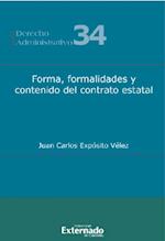 Forma, formalidades  y contenido del contrato estatal