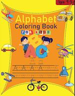 Alphabet coloring book for kids