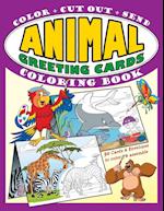 Animal Greeting Cards Coloring Book