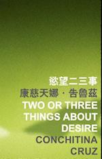 Two or Three Things about Desire