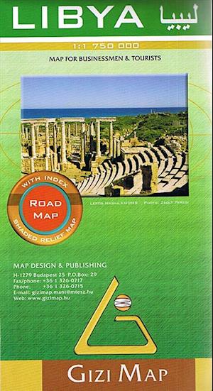 Libya, Gizi Road Map 1:1,75 mill.