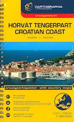Croatian Coast: Dalmatia, Istria, Montenegro, Road Atlas* 1:160.000