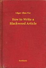 How to Write a Blackwood Article