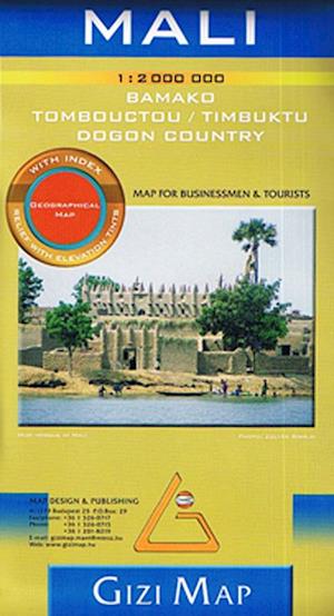 Mali, Gizi map for Businessmen & Tourists 1:2 mill.