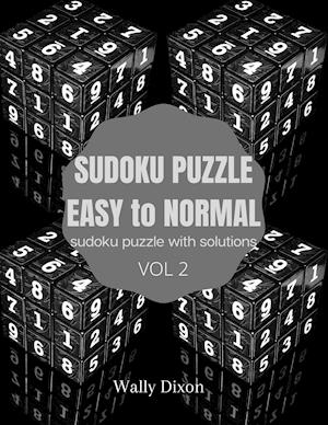 Sudoku puzzle easy to normal sudoku puzzle with solutions vol 2