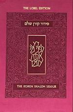 Koren Shalem Siddur with Tabs, Compact, Pink