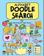 Alphabet Doodle Search: Colouring Book 