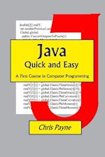 Java Quick and Easy