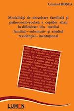 Modalitati de Dezvoltare Familiala Si Psiho-Socio-Scolara