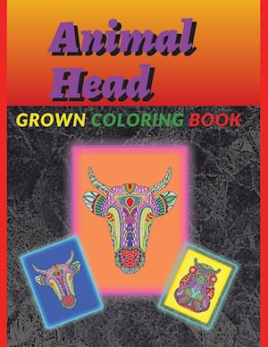 Animal Head Coloring Book for Grawn
