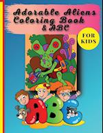 Adorable Aliens Coloring Book For Kids