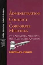 Administration and Conduct of Corporate Meetings