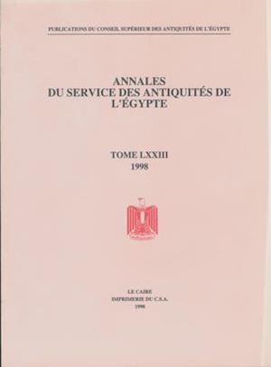 Annales Du Service Des Antiquités de l'Egypte