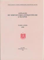 Annales Du Service Des Antiquités de l'Egypte