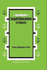 A Handbook of Legal Education in Nigeria