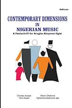 Contemporary Dimensions in Nigerian Music