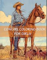 Cowgirl Coloring Book For Girls